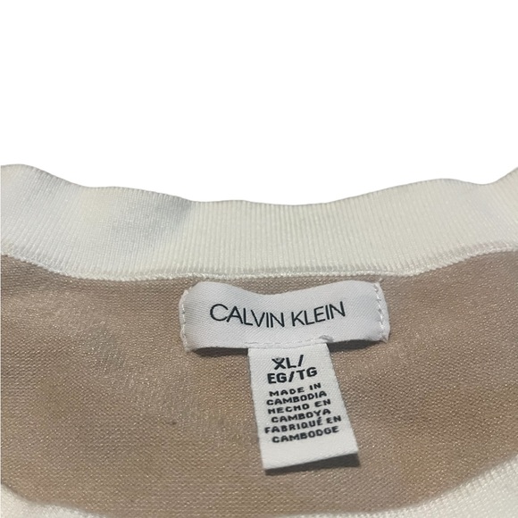 NWOT Calvin Klein 3/4 Sleeve sweater size XL - Picture 5 of 7